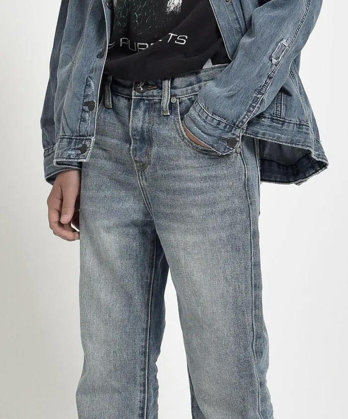 One Teaspoon Kids KIDS AWESOME BAGGIES STRAIGHT LEG JEAN 8211 Kids