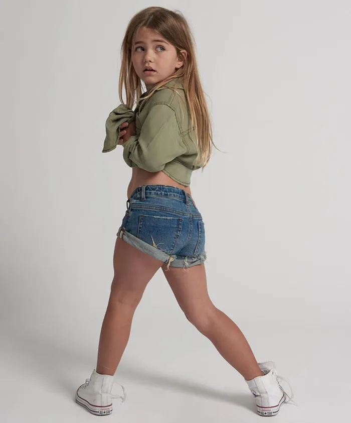 One Teaspoon Kids KIDS BANDITS DENIM SHORT BLUE 8211 Kids One Teaspoon Kids KIDS BANDITS DENIM SHORT BLUE 8211 Kids