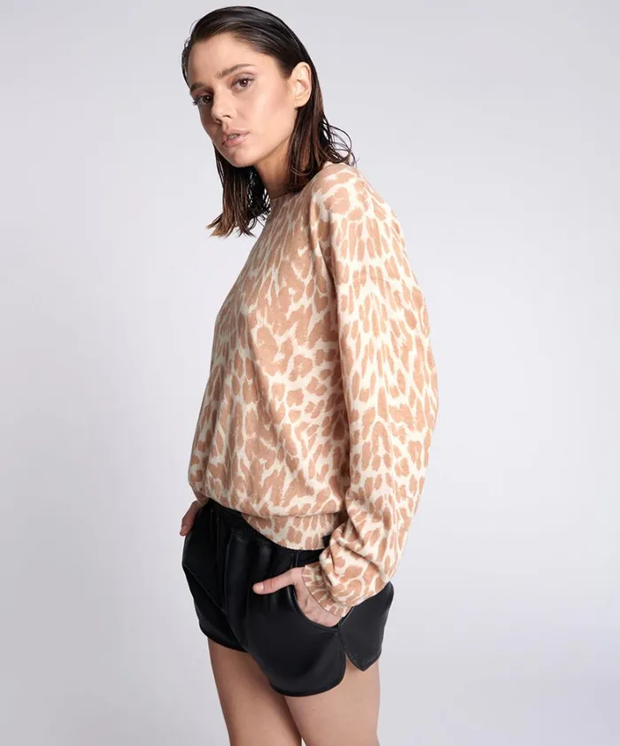 One Teaspoon Knitwear ANIMAL HAPHAZARD KNIT SWEATER 8211 Women One Teaspoon Knitwear ANIMAL HAPHAZARD KNIT SWEATER 8211 Women