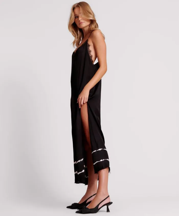 One Teaspoon Midi and Maxi Dresses ECLIPSE HAND DYED DELIRIOUS MAXI SLIP DRESS 8211 Women