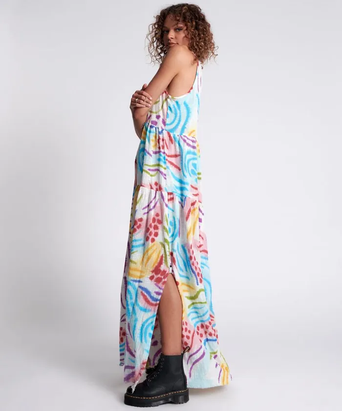 One Teaspoon Midi and Maxi Dresses HAND PAINTED COSMIC GYPSY CHARMER DRESS 8211 Women One Teaspoon Midi and Maxi Dresses HAND PAINTED COSMIC GYPSY CHARMER DRESS 8211 Women
