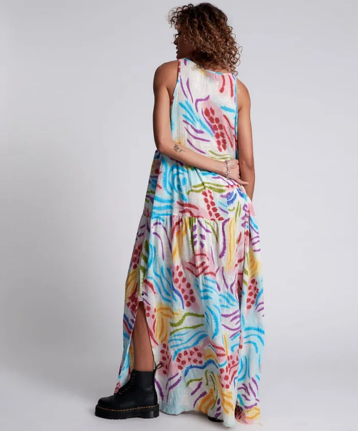 One Teaspoon Midi and Maxi Dresses HAND PAINTED COSMIC GYPSY CHARMER DRESS 8211 Women One Teaspoon Midi and Maxi Dresses HAND PAINTED COSMIC GYPSY CHARMER DRESS 8211 Women