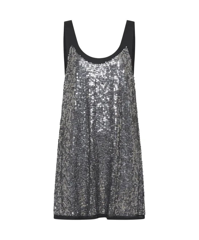 One Teaspoon Mini Dresses HAND EMBELLISHED FRAME SHIFT DRESS 8211 Women