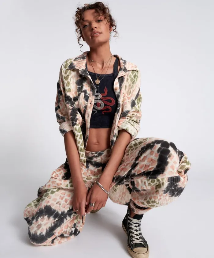 One Teaspoon Shirts BOA LONGLINE SHIRT 8211 Women
