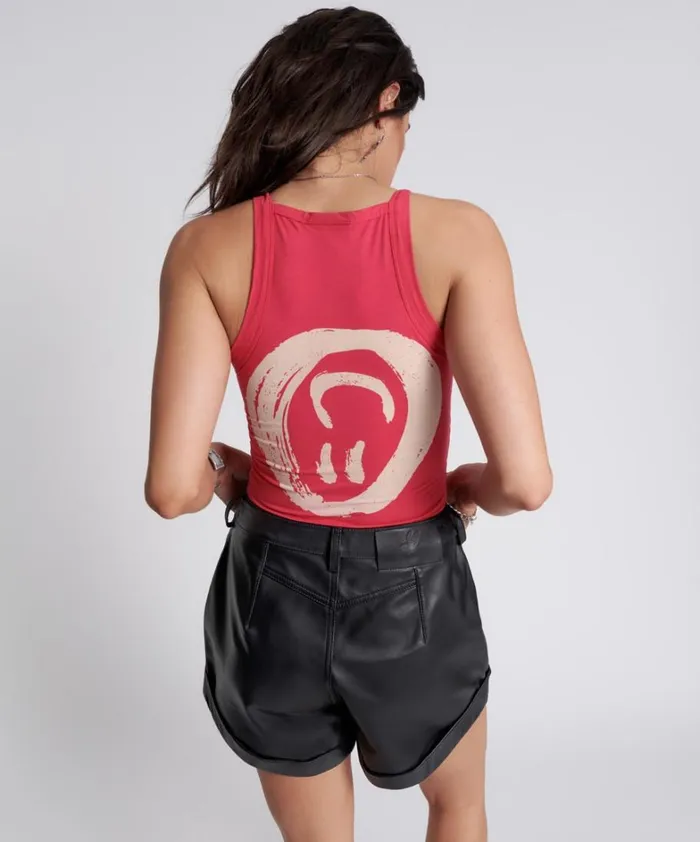 One Teaspoon Tees and Tanks ALL SMILES VICE TANK 8211 Women