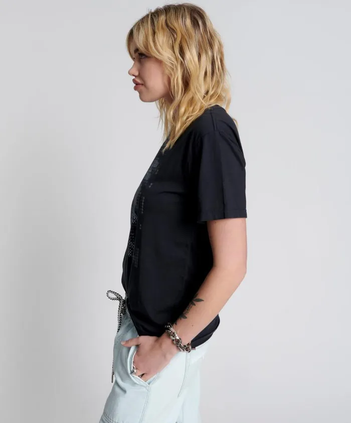One Teaspoon Tees and Tanks ONE TEASPOON POSTER PRINT CREW TEE 8211 Women One Teaspoon Tees and Tanks ONE TEASPOON POSTER PRINT CREW TEE 8211 Women