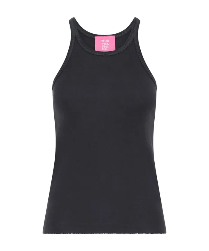 One Teaspoon Tees and Tanks ONETEASPOON FINE RIB SINGLET 8211 Women
