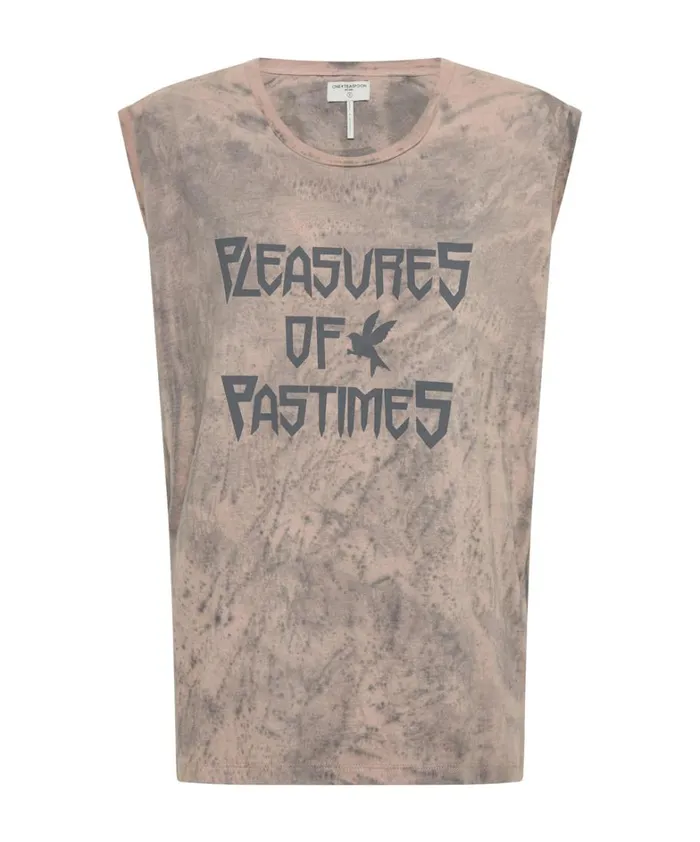 One Teaspoon Tees and Tanks PLEASURE SPLIT SEAM HAND DYED TANK 8211 Women One Teaspoon Tees and Tanks PLEASURE SPLIT SEAM HAND DYED TANK 8211 Women