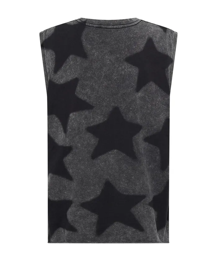 One Teaspoon Tees and Tanks STAR DUST OVERSIZED TANK 8211 Women