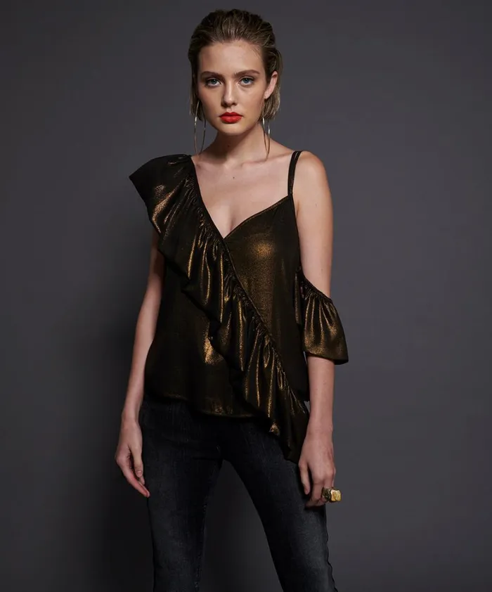 One Teaspoon Tops BRONZE ASHLEY TOP 8211 Women