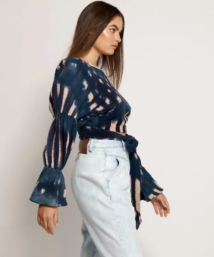 One Teaspoon Tops HAND TIE DYE SANTORINI NIGHTS TOP 8211 Women