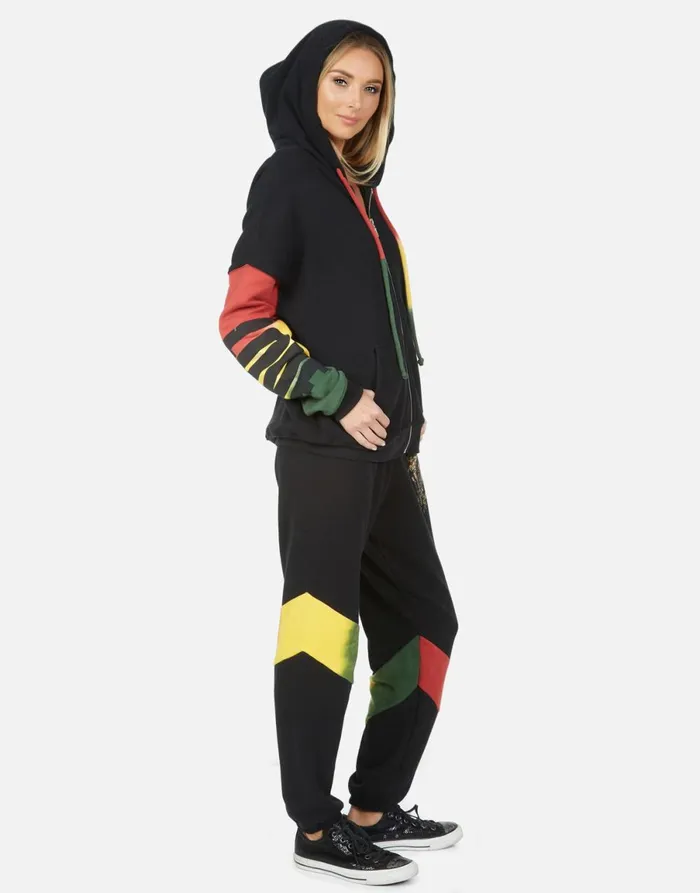 Ophelia Rasta Lion Blackrasta Women039s Lauren Moshi Long Sweatpants
