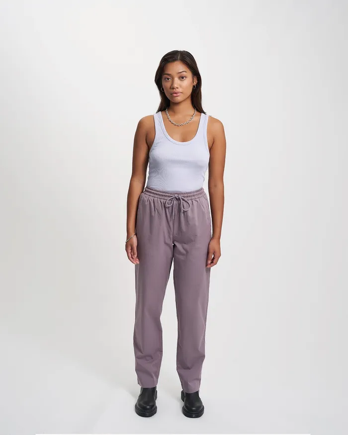 Organic Twill Pants 8211 Lava Grey Women Pants Colorfulstandard