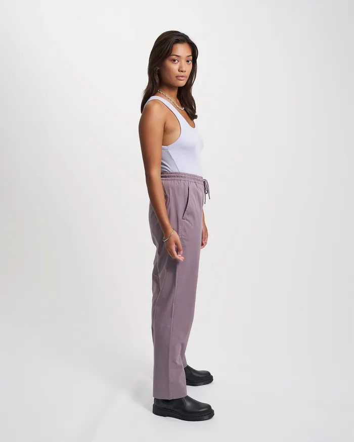 Organic Twill Pants 8211 Lava Grey Women Pants Colorfulstandard