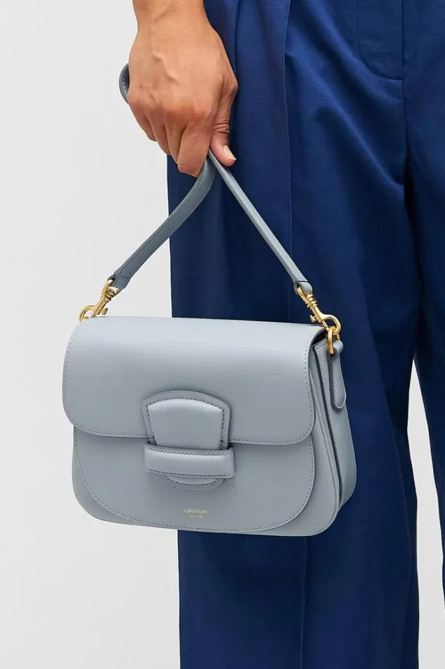 Oroton Crossbody Women Carter Small Day Bag Dusk Blue