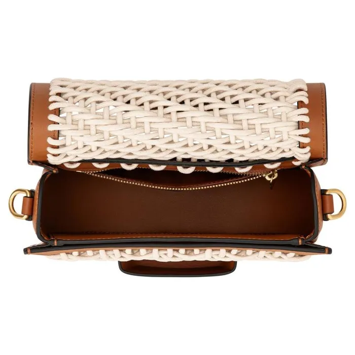Oroton Crossbody Women Dahlia Collectable Saddle Bag Amber