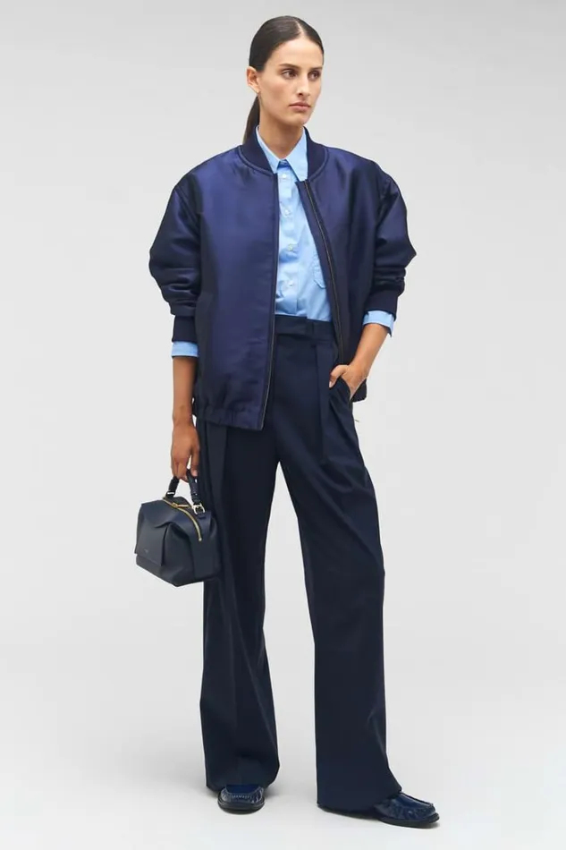 Oroton Jackets and Outerwear Women Longline Bomber North Sea
