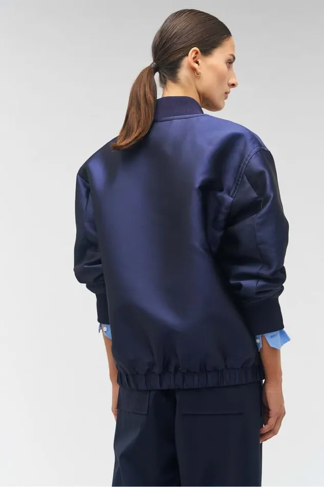Oroton Jackets and Outerwear Women Longline Bomber North Sea