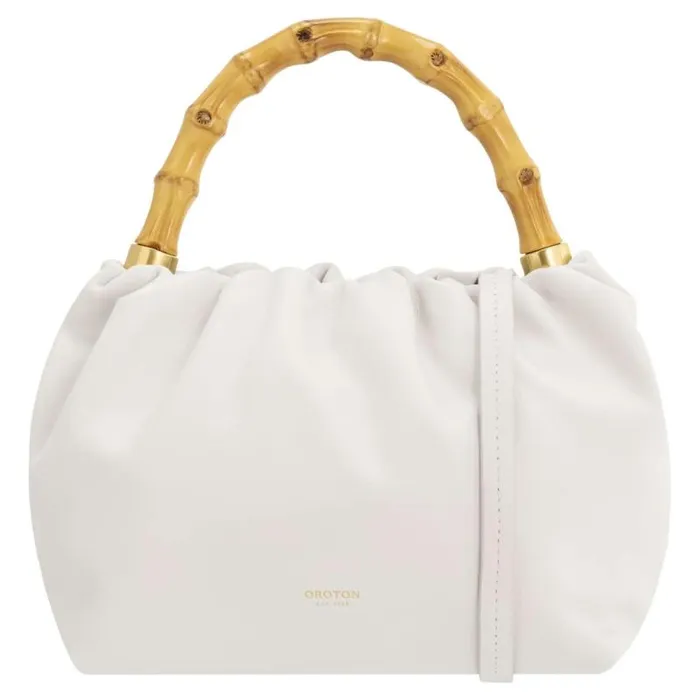 Oroton Mini Bags Women Gretel Mini Top Handle Clotted Cream