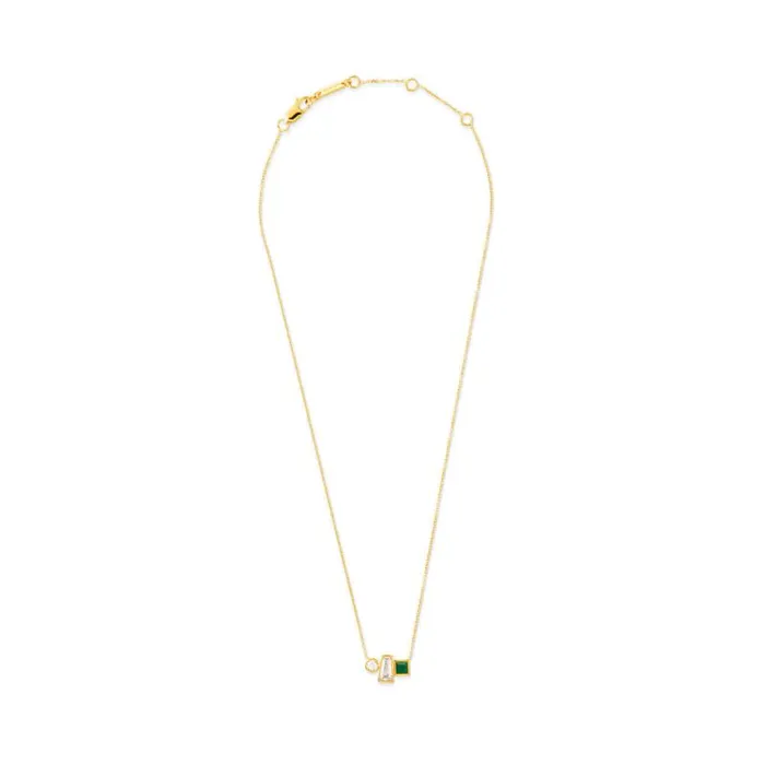 Oroton Necklaces Jewellery Calypso Onyx Necklace 18k Gold