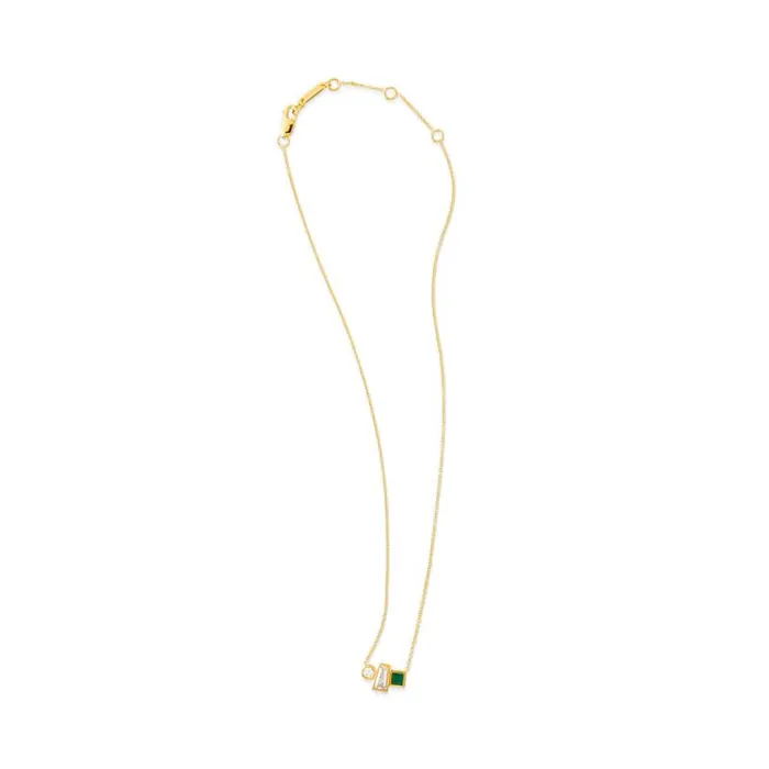 Oroton Necklaces Jewellery Calypso Onyx Necklace 18k Gold
