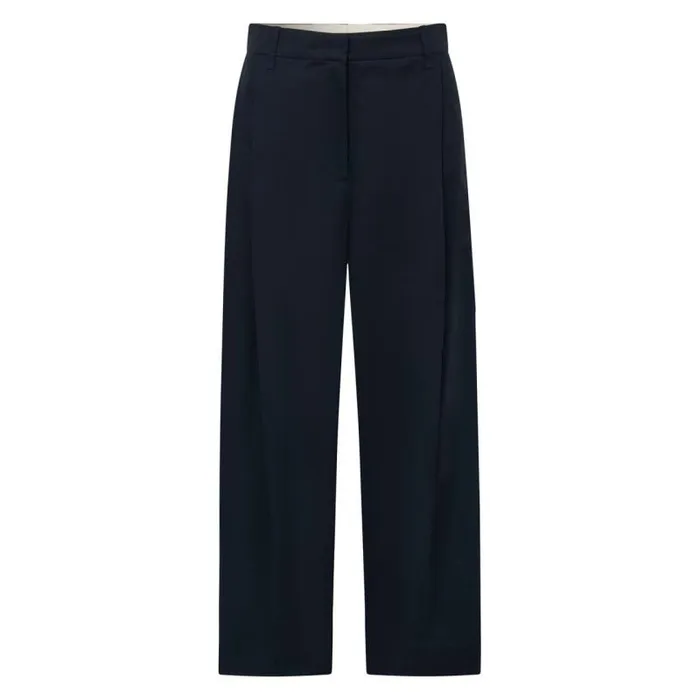 Oroton Pants Women Twill Pleat Pant North Sea