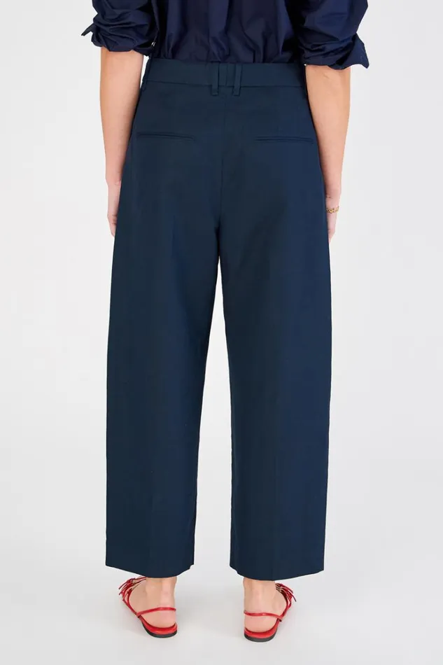 Oroton Pants Women Twill Pleat Pant North Sea