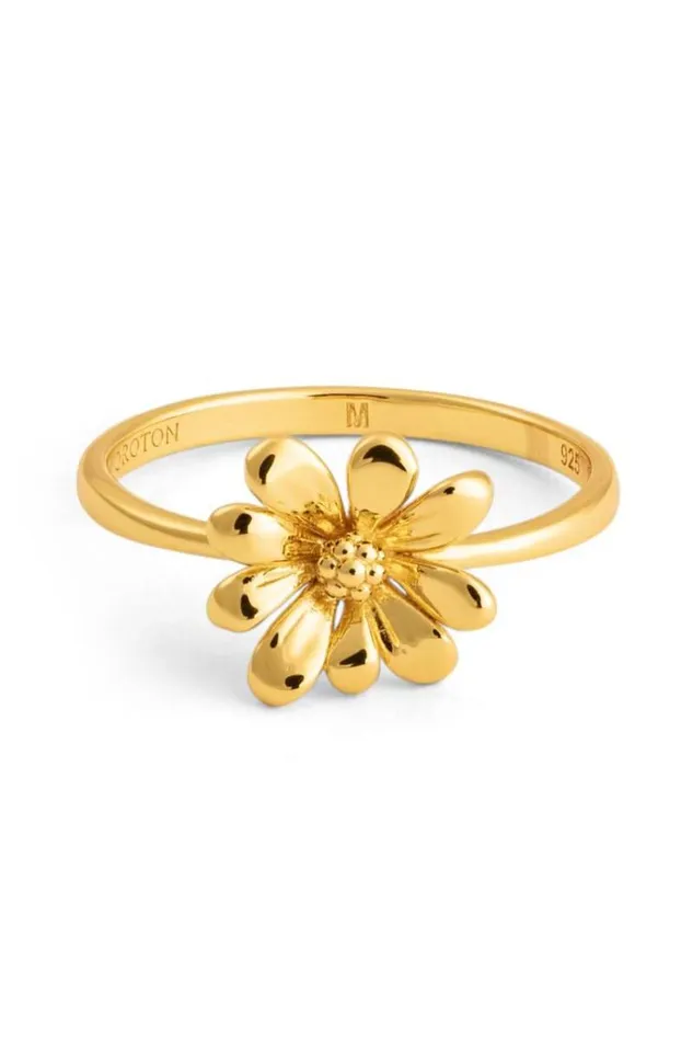 Oroton Rings Jewellery Daisy Ring 18k Gold