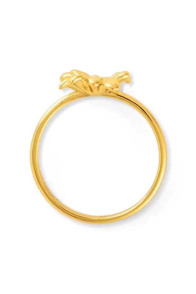 Oroton Rings Jewellery Daisy Ring 18k Gold