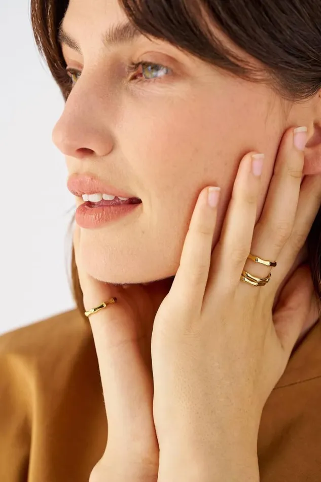 Oroton Rings Jewellery Fife Ring 18k Gold