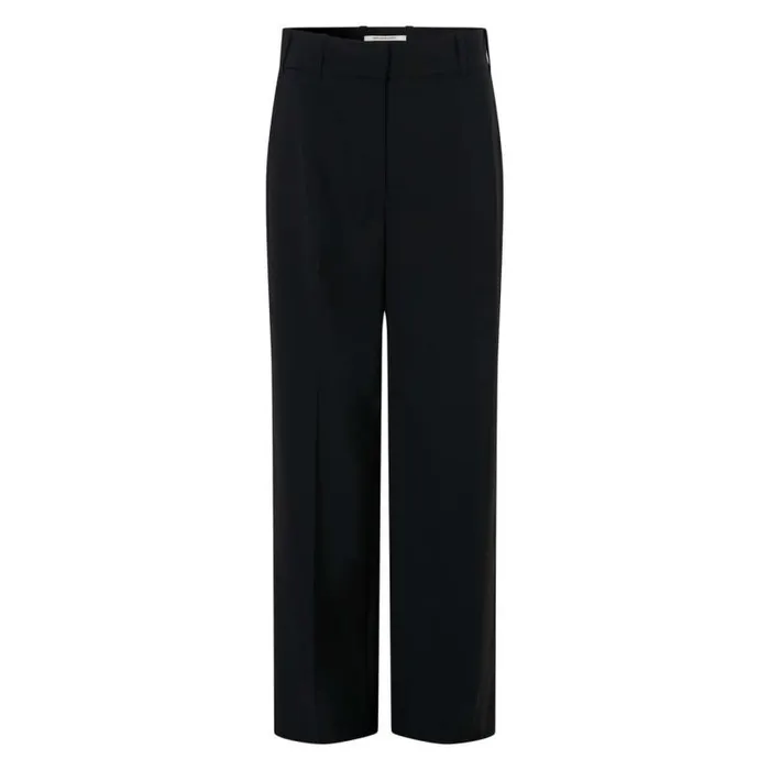 Oroton Suiting Women Flat Front Pant Black