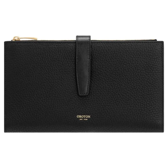 Oroton Wallets Accessories Fife Travel Wallet Black