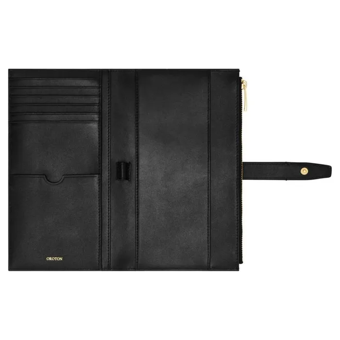 Oroton Wallets Accessories Fife Travel Wallet Black