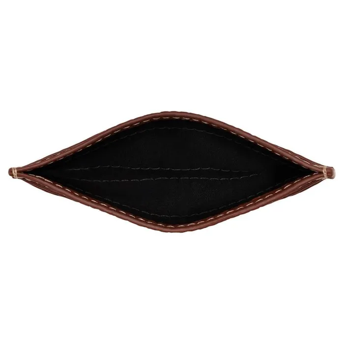 Oroton Wallets Men Marcus Card Sleeve Dark Whiskey