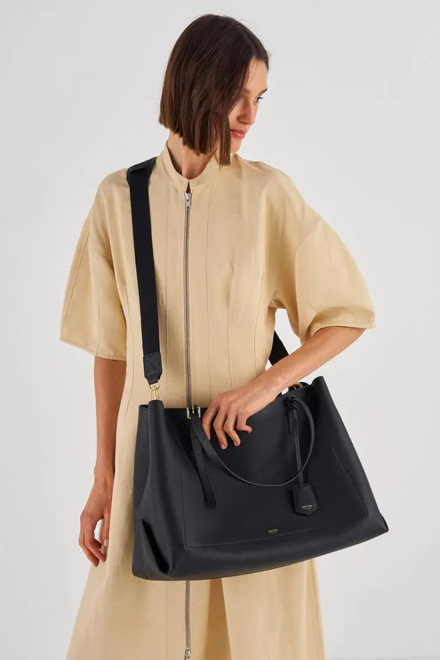 Oroton Work Women Margot Baby Bag and Mat Black
