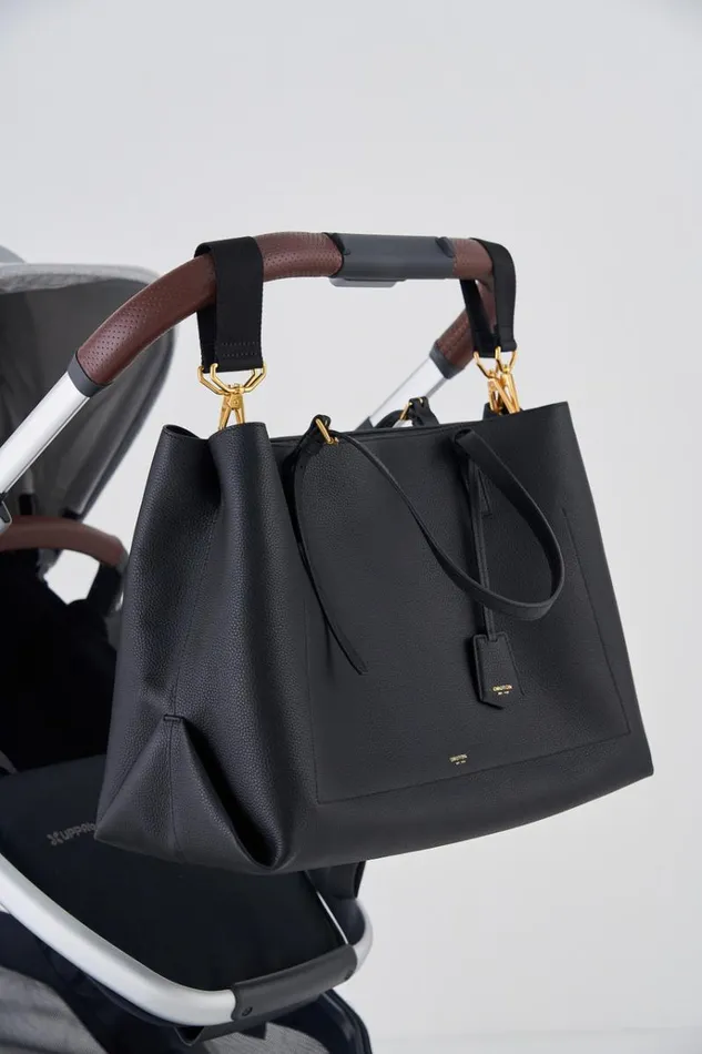 Oroton Work Women Margot Baby Bag and Mat Black