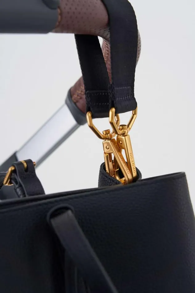 Oroton Work Women Margot Baby Bag and Mat Black