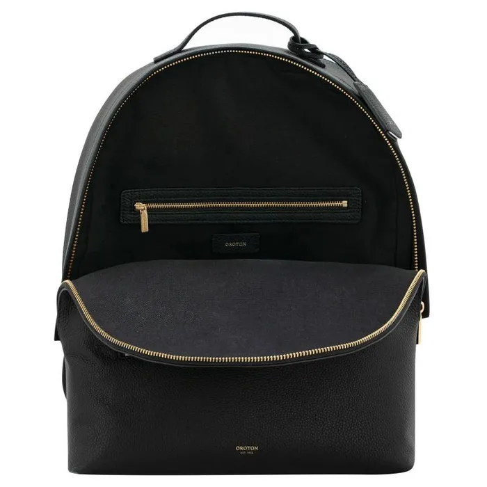 Oroton Work Women Margot Zip Backpack Black