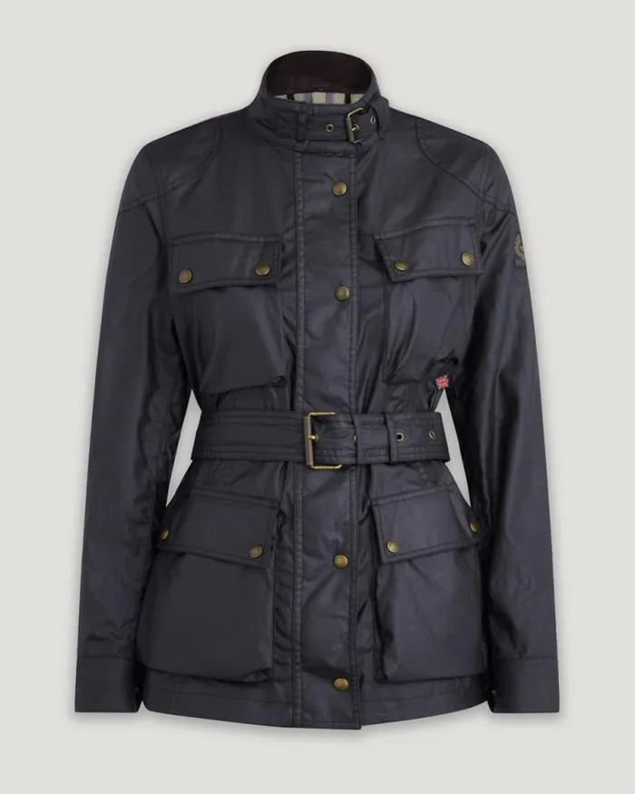 Outerwear Best Sellers Women Belstaff Trialmaster Jacket Dark Navy