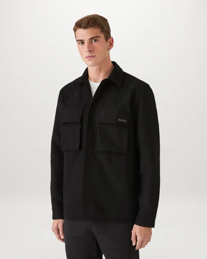 Overshirts Men Belstaff Maker Overshirt Black