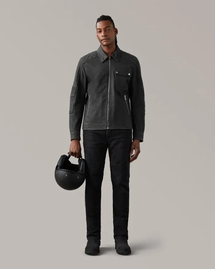 Overshirts Men Belstaff Outrider Motorcycle Overshirt Black Overshirts Men Belstaff Outrider Motorcycle Overshirt Black