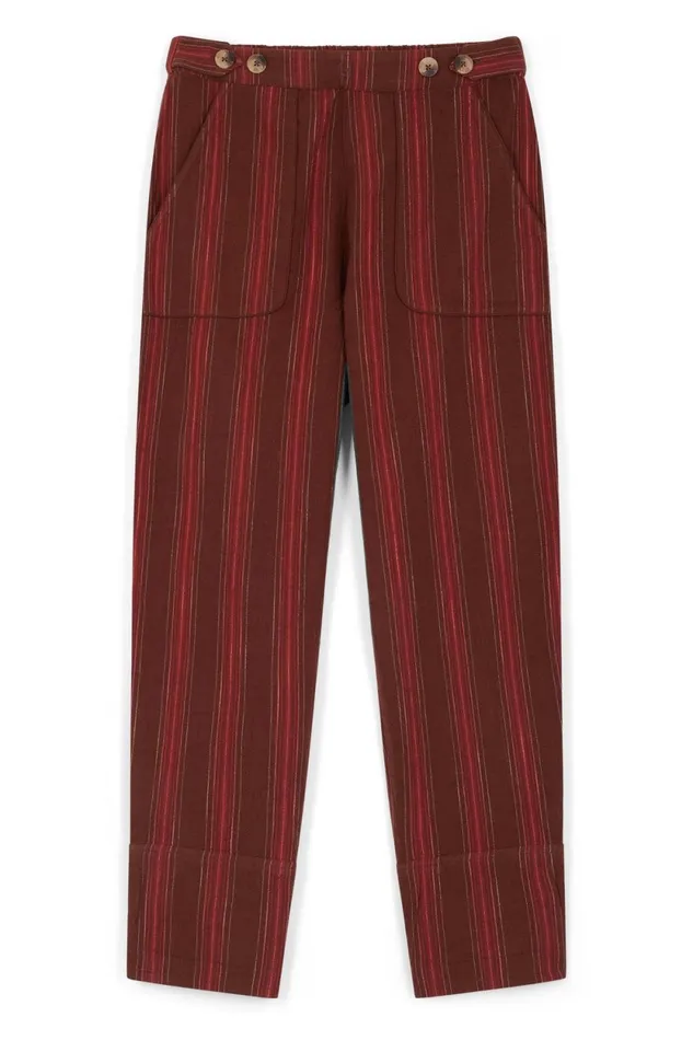 Pants and Jeans Women Leon and Harper Perla Matelas Pants Brown