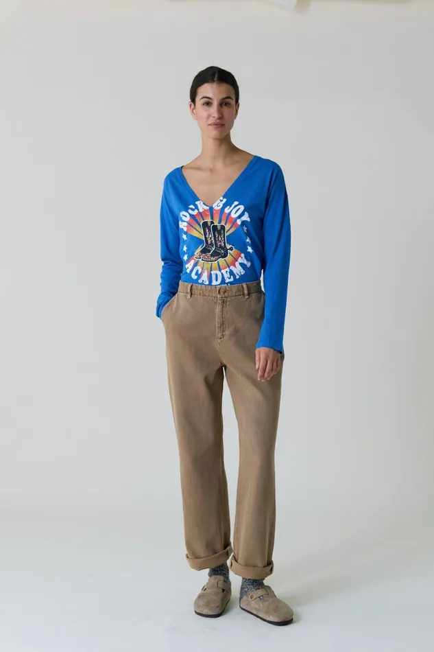 Pants and Jeans Women Leon and Harper Phil Pln1 Trousers Beige
