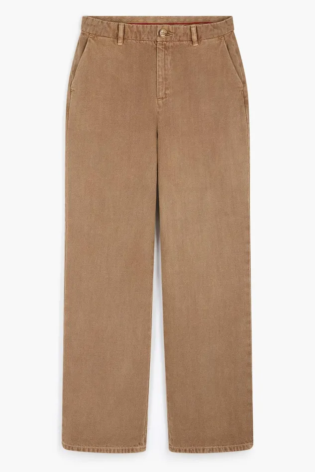 Pants and Jeans Women Leon and Harper Phil Pln1 Trousers Beige