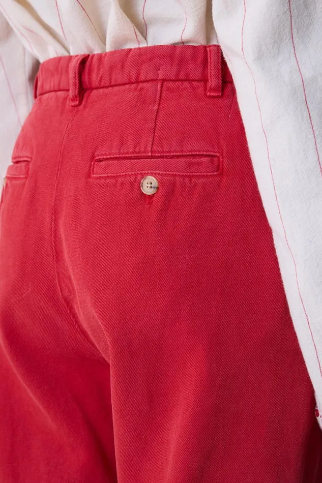 Pants and Jeans Women Leon and Harper Phil Pln1 Trousers Red