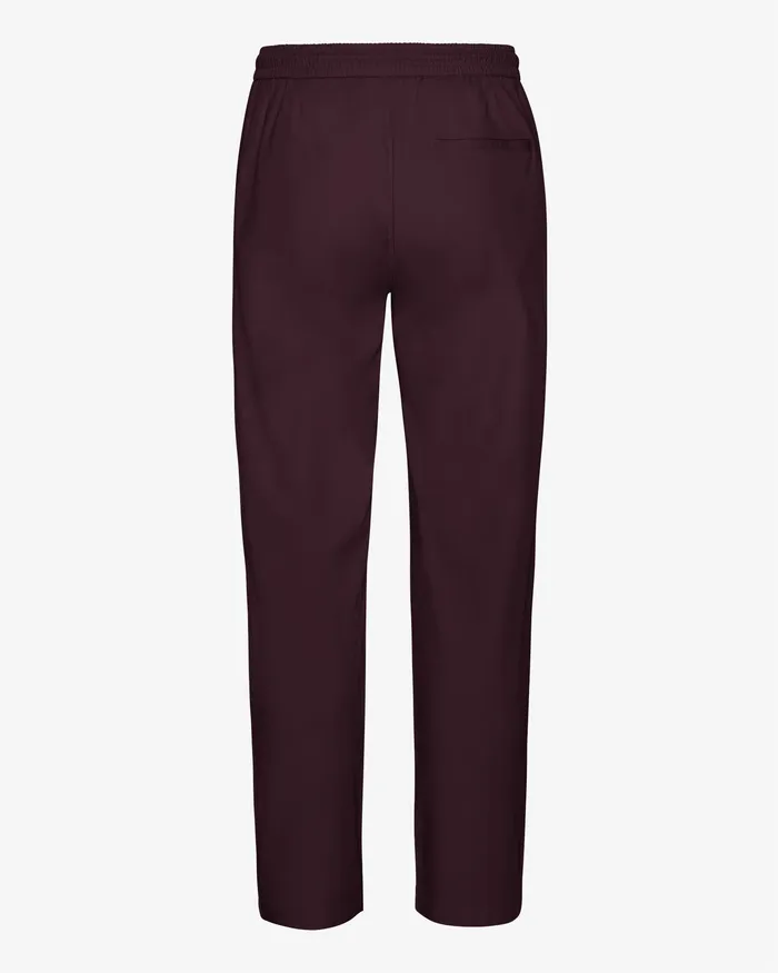 Pants Colorfulstandard Women Organic Twill Pants 8211 Oxblood Red