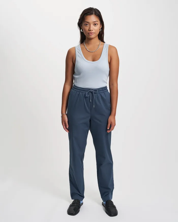Pants Organic Twill Pants 8211 Optical White Colorfulstandard Women