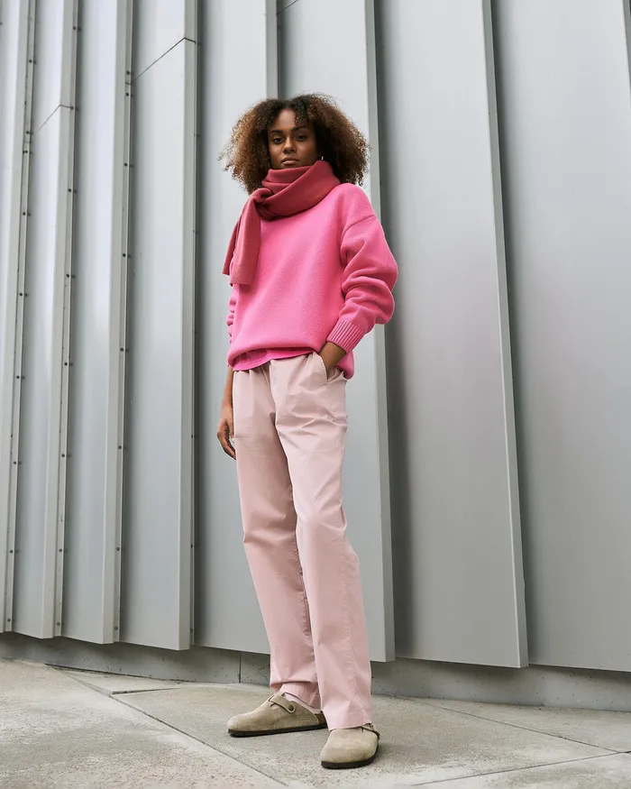Pants Organic Twill Pants 8211 Optical White Colorfulstandard Women