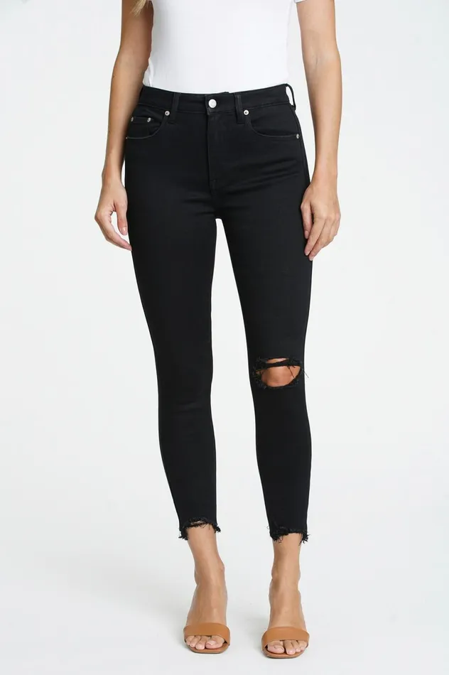 Pistola Denim Aline High Rise Skinny Crop 8211 Storm Women Denim