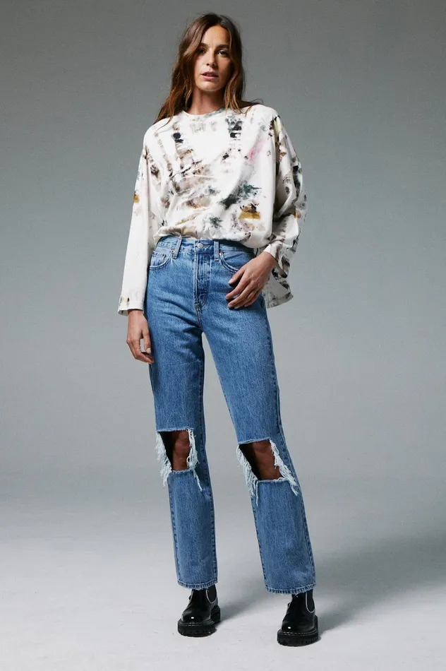 Pistola Denim Cassie Super High Rise Straight 8211 Paseo Women Denim